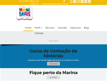 Tablet Screenshot of marinabastos.com.br
